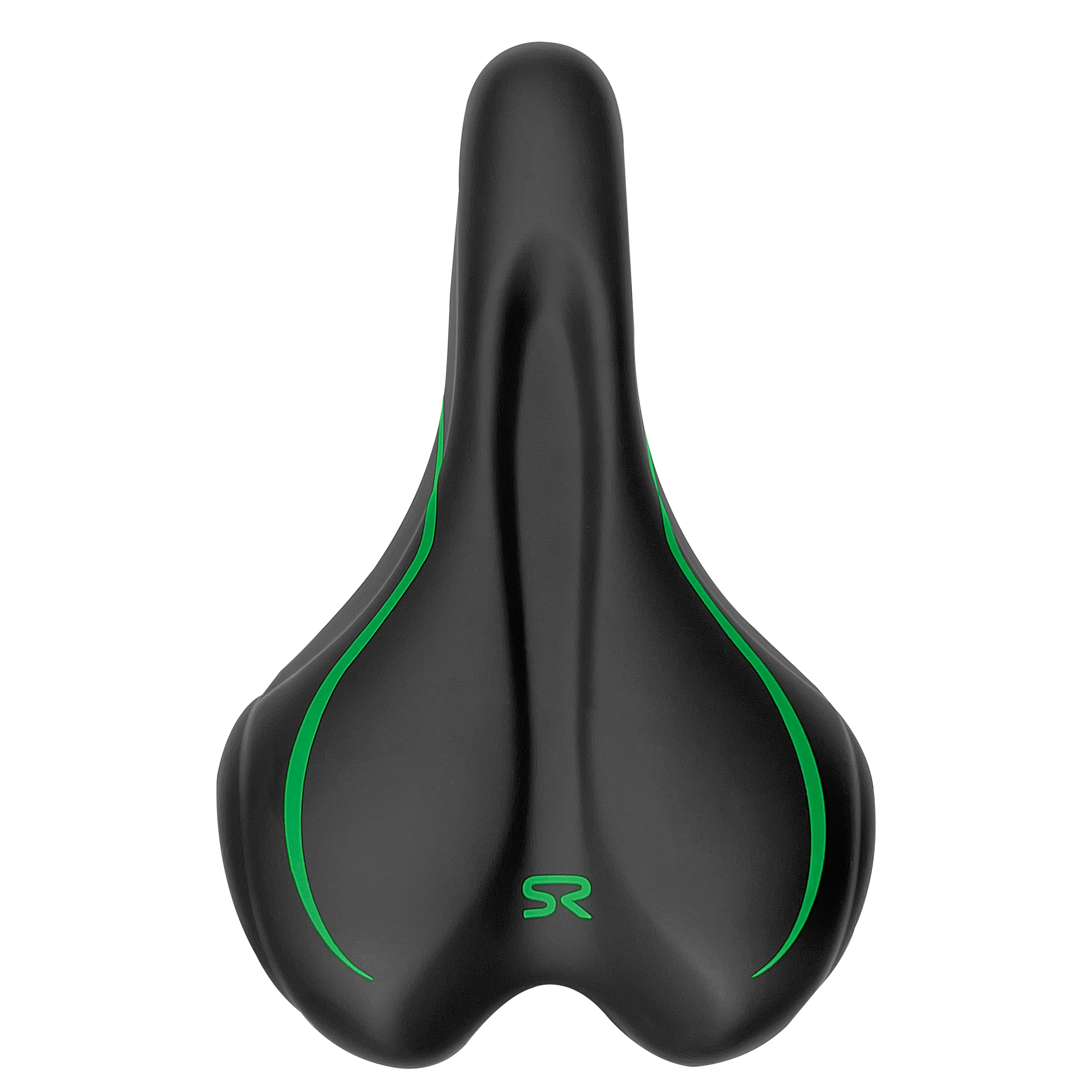 MTB Premium linhas preto/verde com carrinho